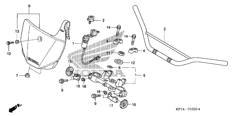 HANDLE BAR/TOP BRIDGE