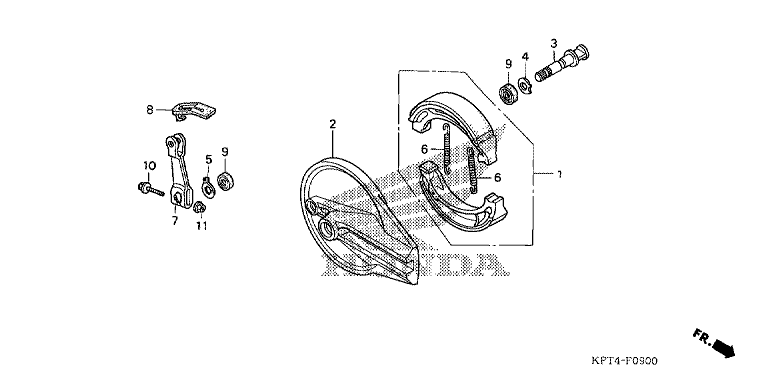 REAR BRAKE PANEL