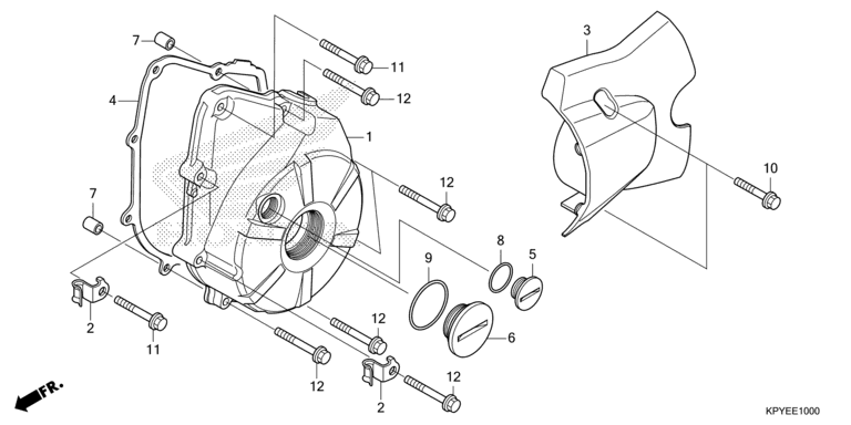 LEFT CRANKCASE COVER
