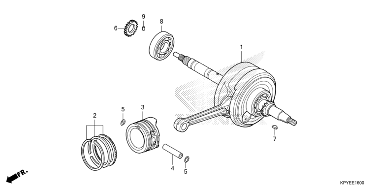CRANKSHAFT/PISTON