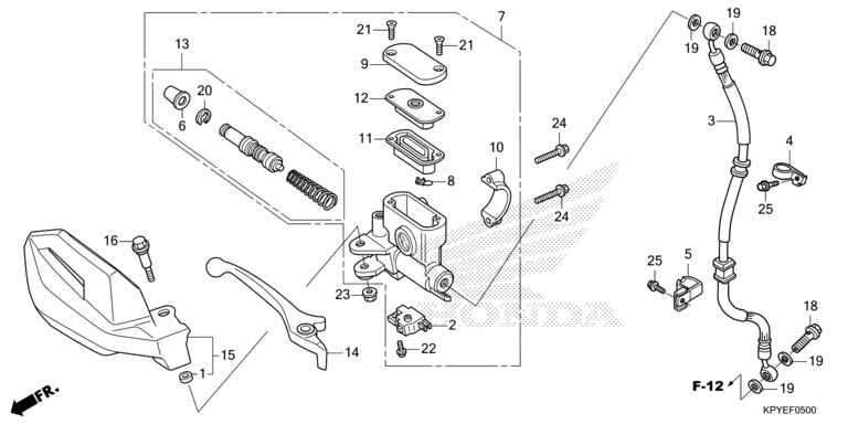 FRONT BRAKE MASTER CYLINDER