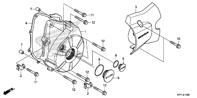 LEFT CRANKCASE COVER