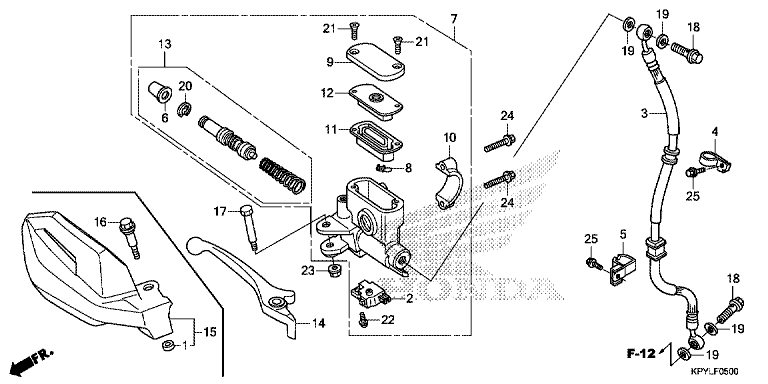 FRONT BRAKE MASTER CYLINDER