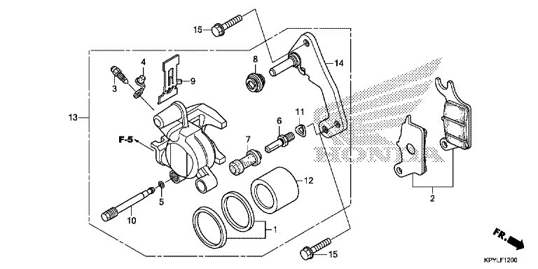 FRONT BRAKE CALIPER