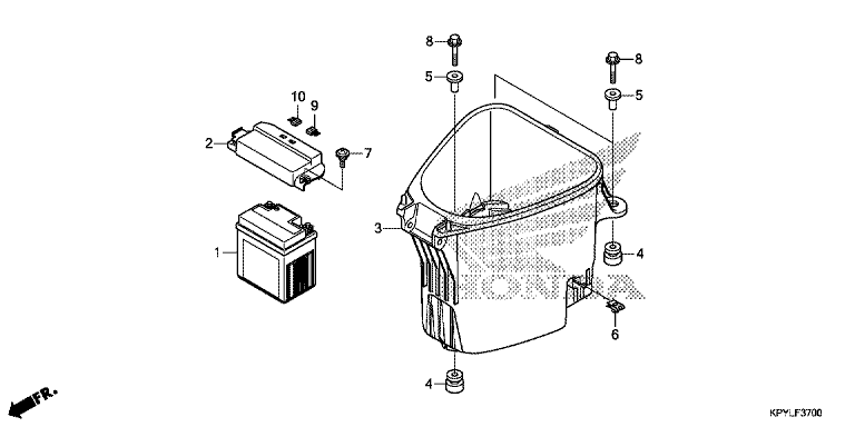 BATTERY/LUGGAGE BOX