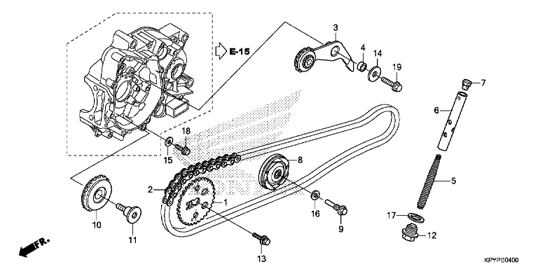 CAM CHAIN/TENSIONER
