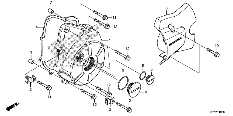 LEFT CRANKCASE COVER