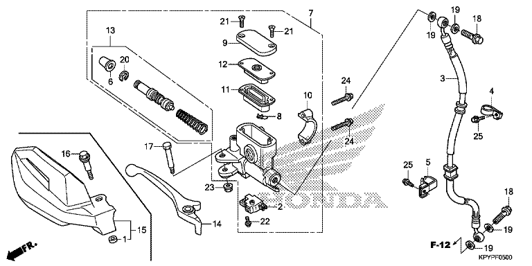 FRONT BRAKE MASTER CYLINDER