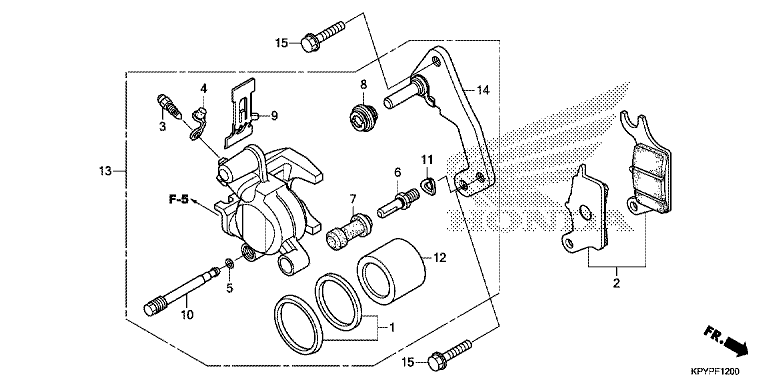 FRONT BRAKE CALIPER