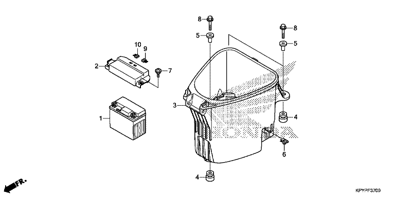 BATTERY/LUGGAGE BOX