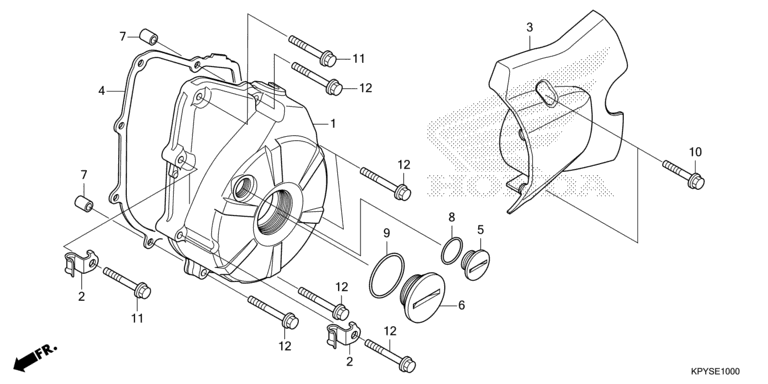LEFT CRANKCASE COVER