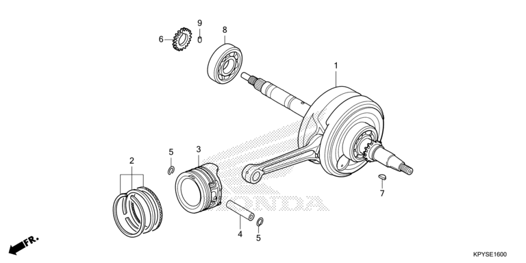 CRANKSHAFT/PISTON