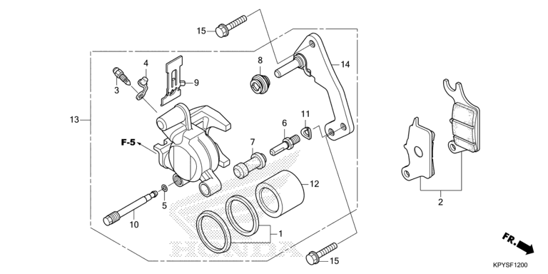 FRONT BRAKE CALIPER