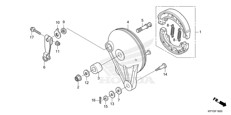 REAR BRAKE PANEL