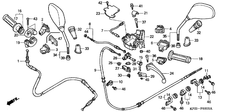 HANDLE LEVER/SWITCH/CABLE