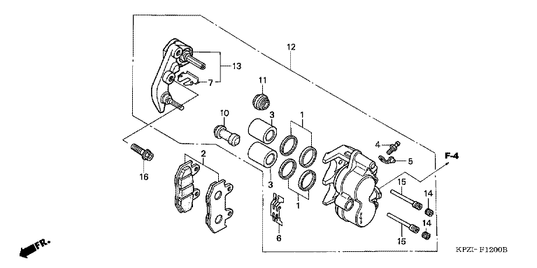 FRONT BRAKE CALIPER