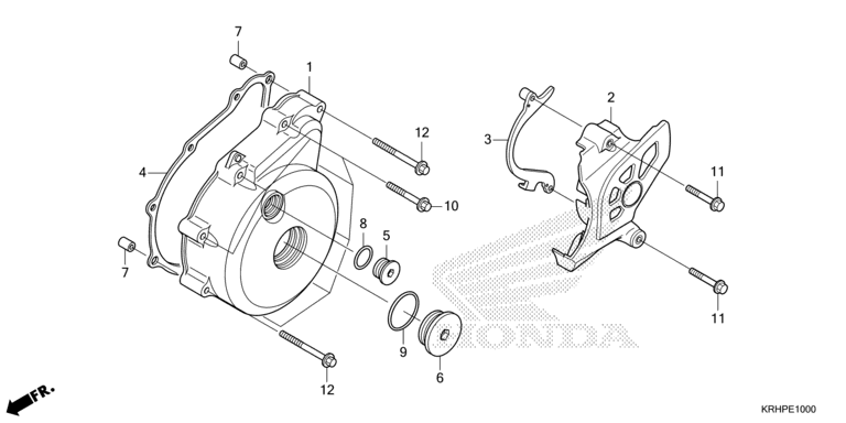 LEFT CRANKCASE COVER