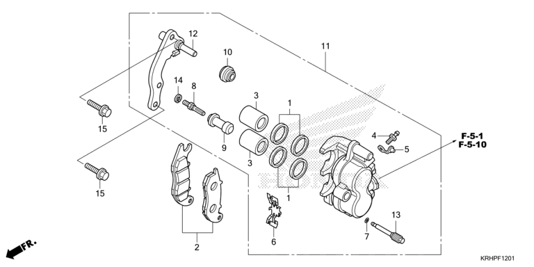 FRONT BRAKE CALIPER (2)