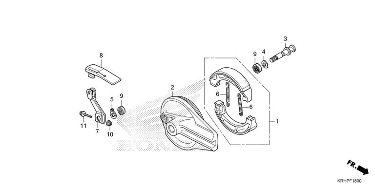 REAR BRAKE PANEL