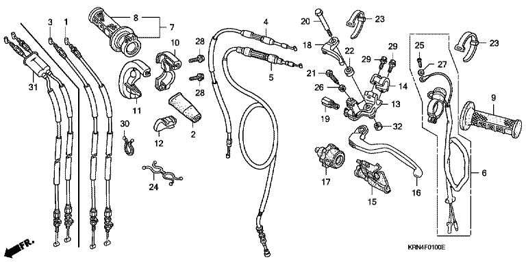 HANDLE LEVER/SWITCH/CABLE