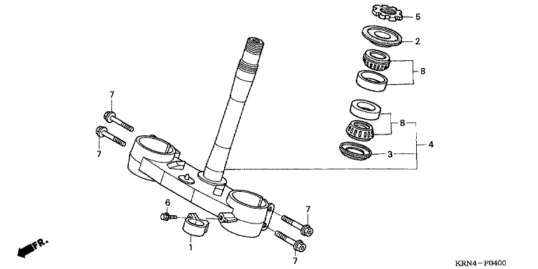 STEERING STEM (CRF250R4/5/6/7)