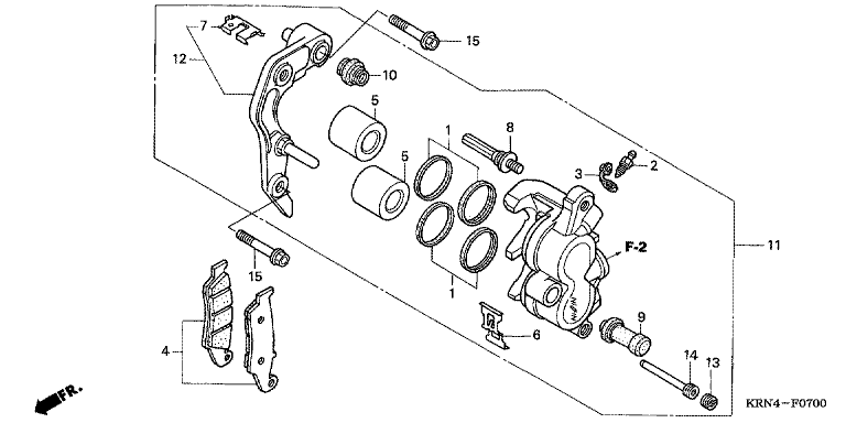 FRONT BRAKE CALIPER