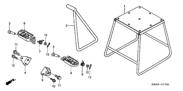 STAND/FOOTPEG/FOOTREST