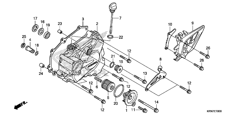 L. CRANKCASE COVER