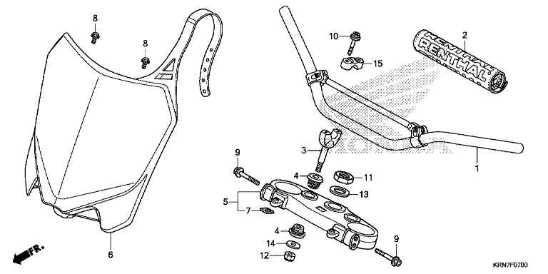 HANDLE BAR/TOP BRIDGE