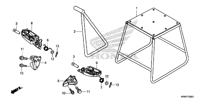 STAND/FOOTPEG/FOOTREST