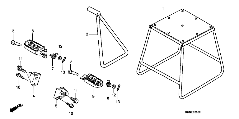 STAND/FOOTPEG/FOOTREST