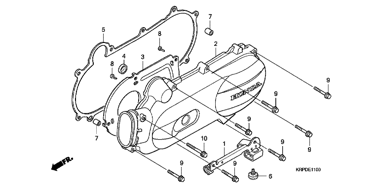 LEFT CRANKCASE COVER
