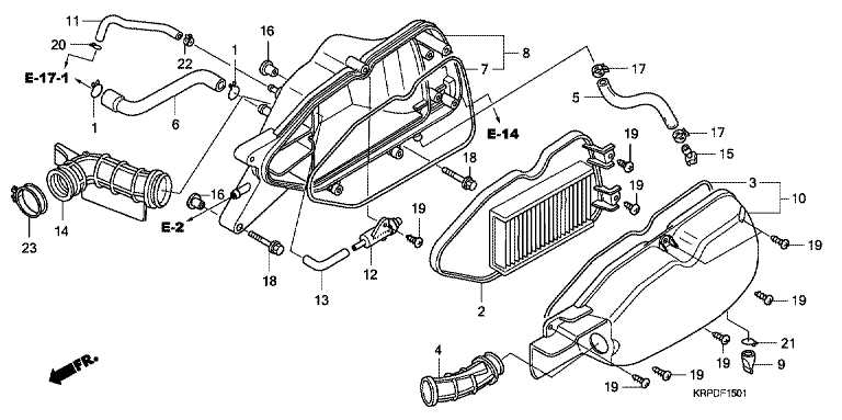 AIR CLEANER (SCV100F9,A-U)