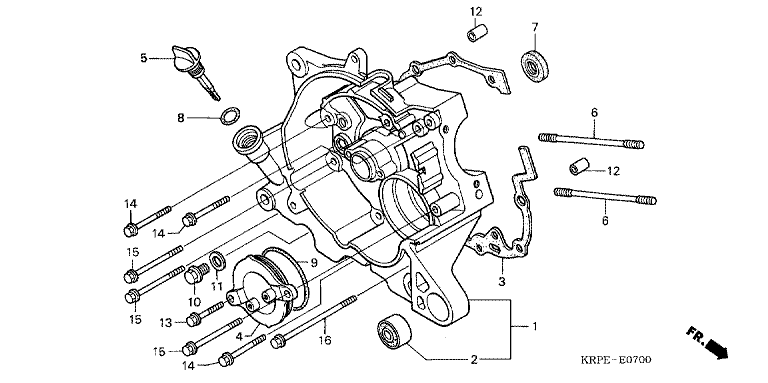 RIGHT CRANKCASE