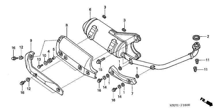 EXHAUST MUFFLER