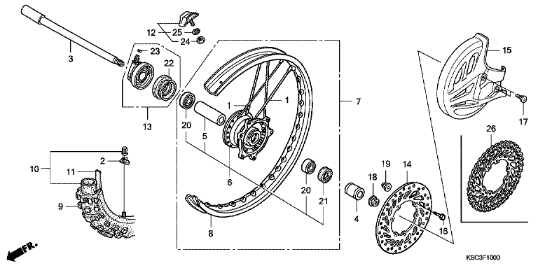 FRONT WHEEL