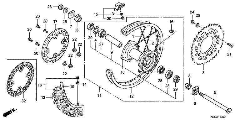 REAR WHEEL