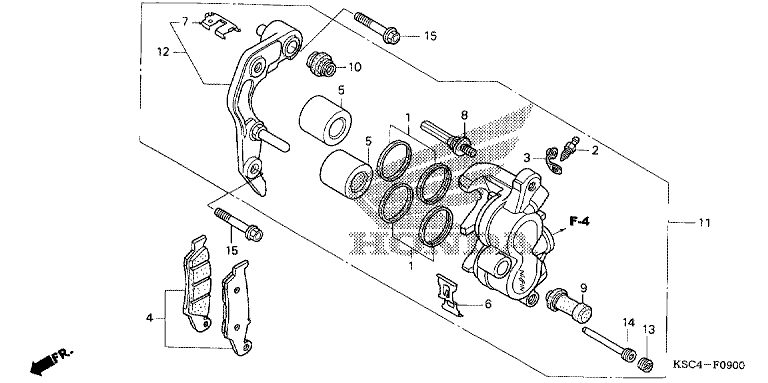 FRONT BRAKE CALIPER