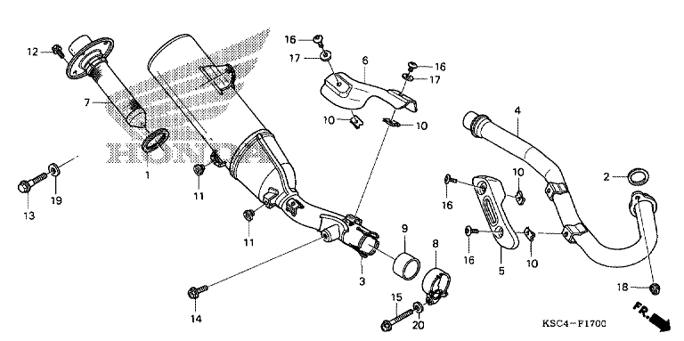 EXHAUST MUFFLER