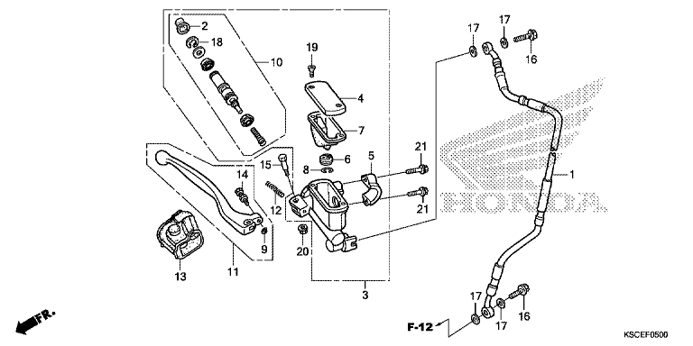 FRONT BRAKE MASTER CYLINDER