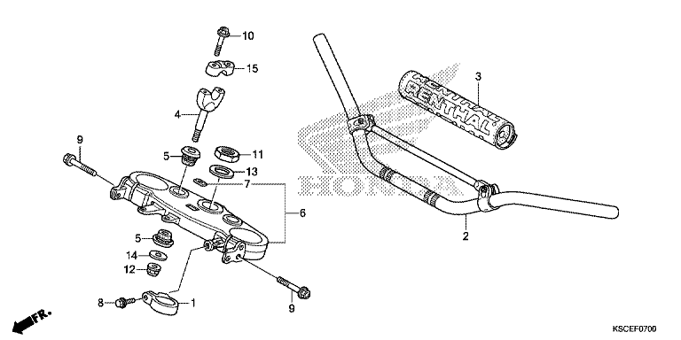 HANDLE BAR/TOP BRIDGE