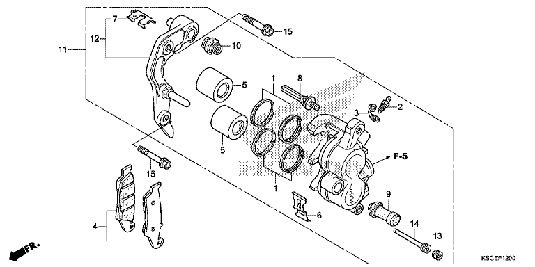 FRONT BRAKE CALIPER