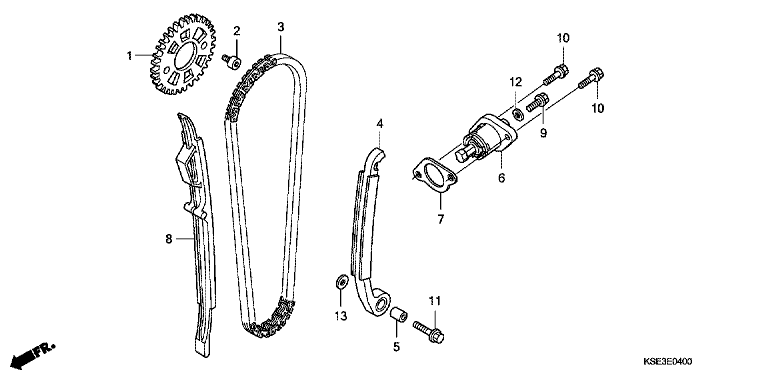 CAM CHAIN/TENSIONER