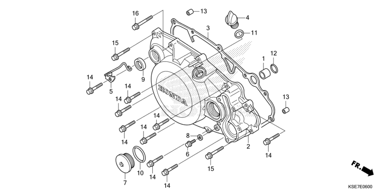RIGHT CRANKCASE COVER