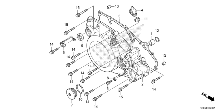 RIGHT CRANKCASE COVER