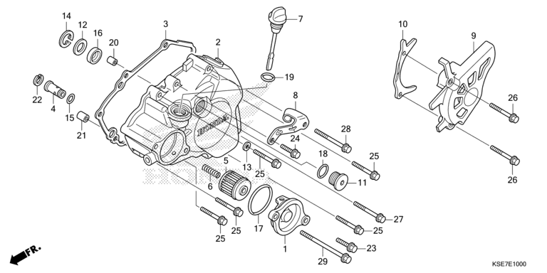 LEFT CRANKCASE COVER