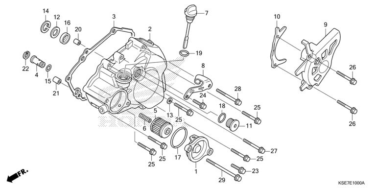 LEFT CRANKCASE COVER