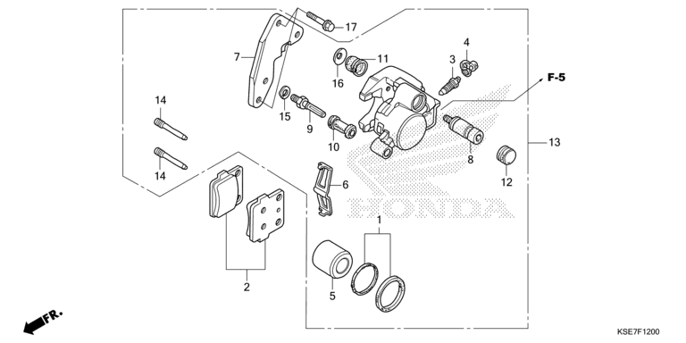 FRONT BRAKE CALIPER
