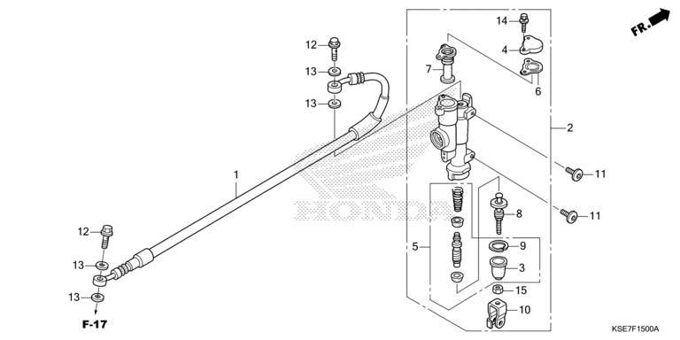 REAR BRAKE MASTER CYLINDER