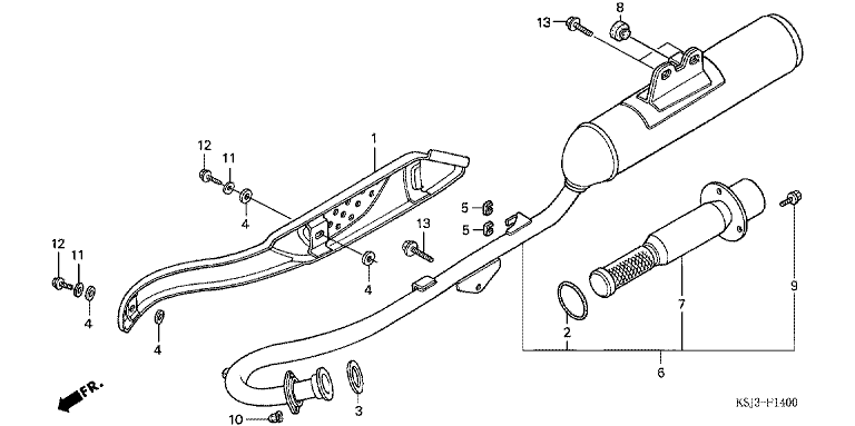 EXHAUST MUFFLER